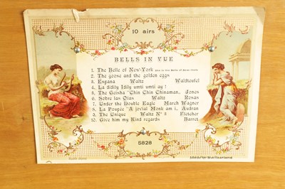 Lot 641 - A LATE 19TH CENTURY 10-AIR SWISS CYLINDER MUSIC BOX