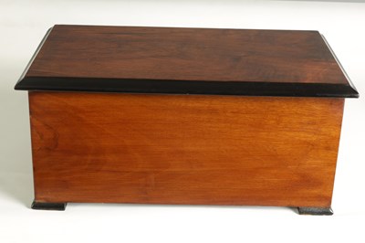 Lot 641 - A LATE 19TH CENTURY 10-AIR SWISS CYLINDER MUSIC BOX
