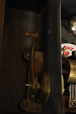 Lot 641 - A LATE 19TH CENTURY 10-AIR SWISS CYLINDER MUSIC BOX