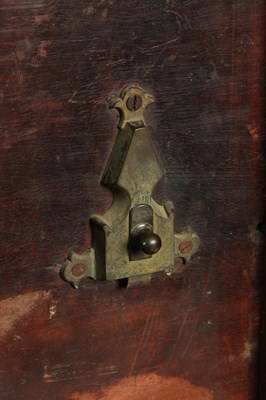 Lot 1211 - A GEORGE III TILT-TOP TABLE MADE OF UNUSUAL TIMBER-POSSIBLY TEAK
