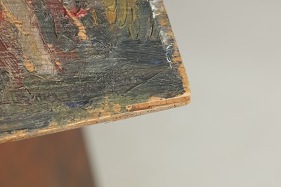 Lot 777 - ATT. TOM THOMSON (CANADIAN 1877-1917) OIL ON PLYWOOD PANEL