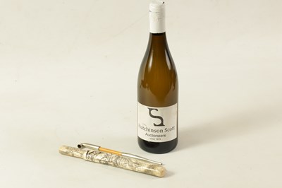 Lot 141 - A MEIJI PERIOD JAPANESE CARVED ANTLER PIPE CASE