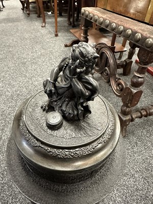 Lot 152 - A LARGE MEIJI PERIOD JAPANESE BRONZE KORO AND COVER