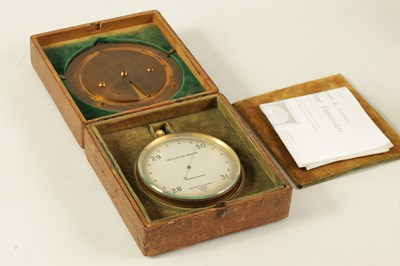 Lot 403 - A CASED EDWARDIAN NEGRETTI & ZAMBRA WEATHER FORECASTER AND BAROMETER