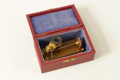 Lot 409 - A COLLECTON OF THREE CASED CLOTH COUNTING MICROSCOPES