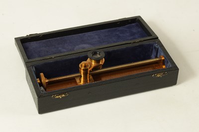Lot 409 - A COLLECTON OF THREE CASED CLOTH COUNTING MICROSCOPES