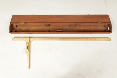 Lot 416 - A SWAINE & ADENEY CASED FOX HOUND MEASURING STICK