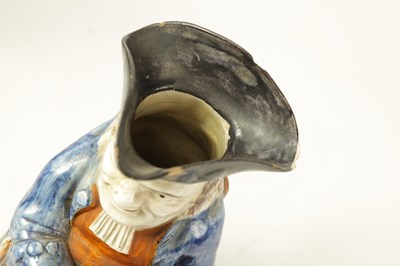 Lot 90 - A LATE 18TH/EARLY 19TH CENTURY PRATT TYPE TOBY JUG