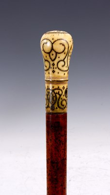 Lot 154 - A LATE 17th CENTURY IVORY AND PIQUE WORK...