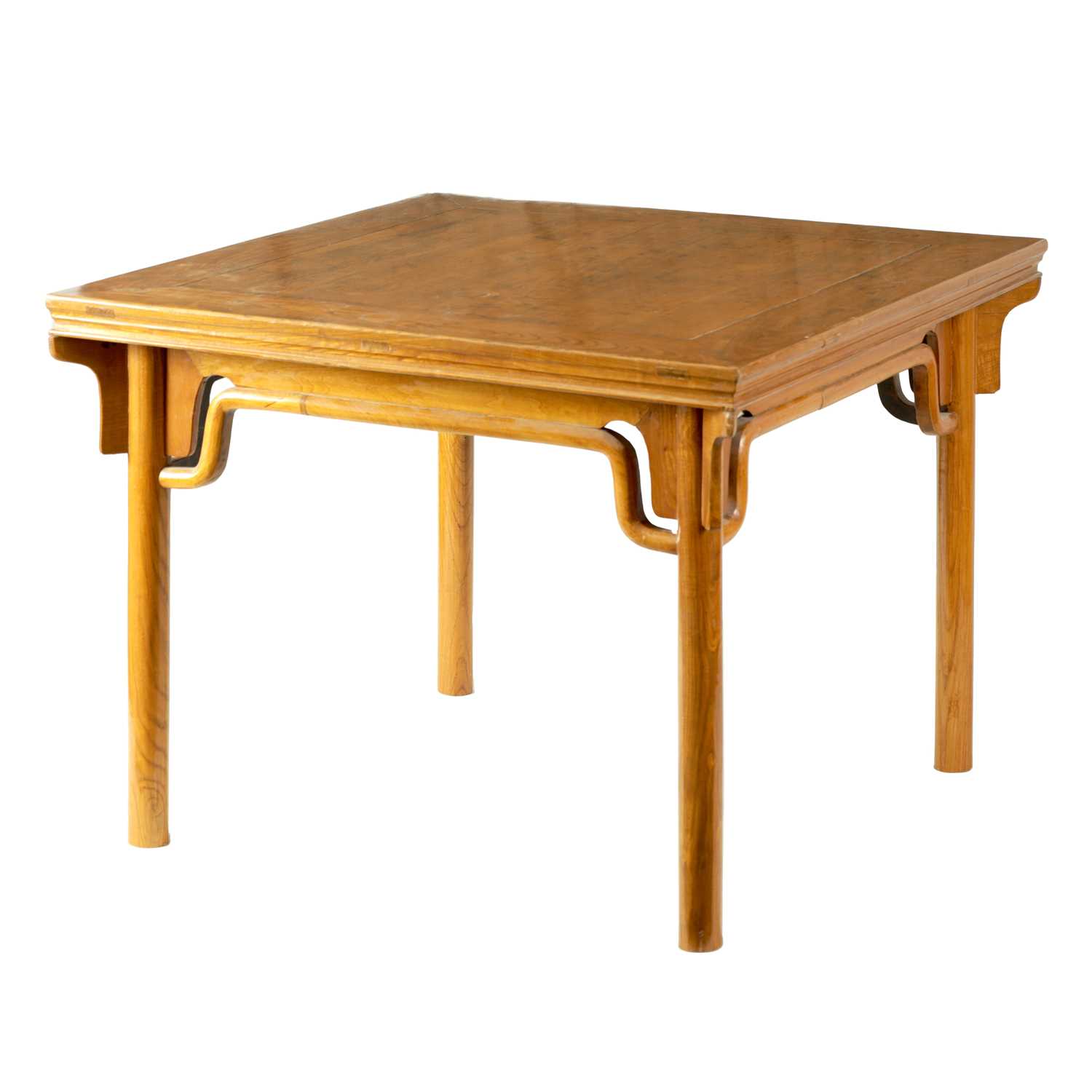 Lot 78 - A 20TH CENTURY CHINESE ELM CENTRE TABLE