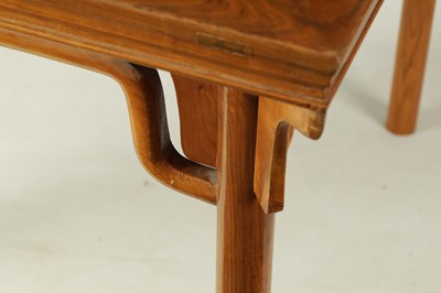 Lot 78 - A 20TH CENTURY CHINESE ELM CENTRE TABLE