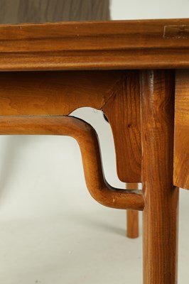 Lot 78 - A 20TH CENTURY CHINESE ELM CENTRE TABLE