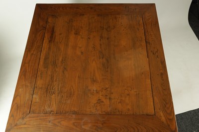 Lot 78 - A 20TH CENTURY CHINESE ELM CENTRE TABLE
