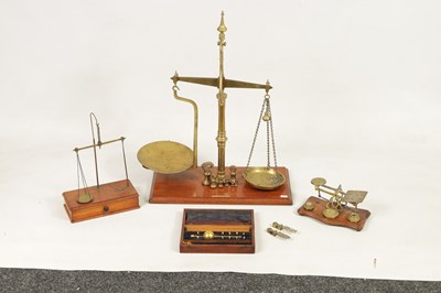 Lot 410 - A COLLECTION OF 19TH CENTURY WEIGHING SCALES