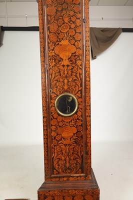 Lot 729 - RICHARD COLSTON, LONDON, A WILLIAM AND MARY MONTH GOING WALNUT AND MARQUETRY LONGCASE CLOCK