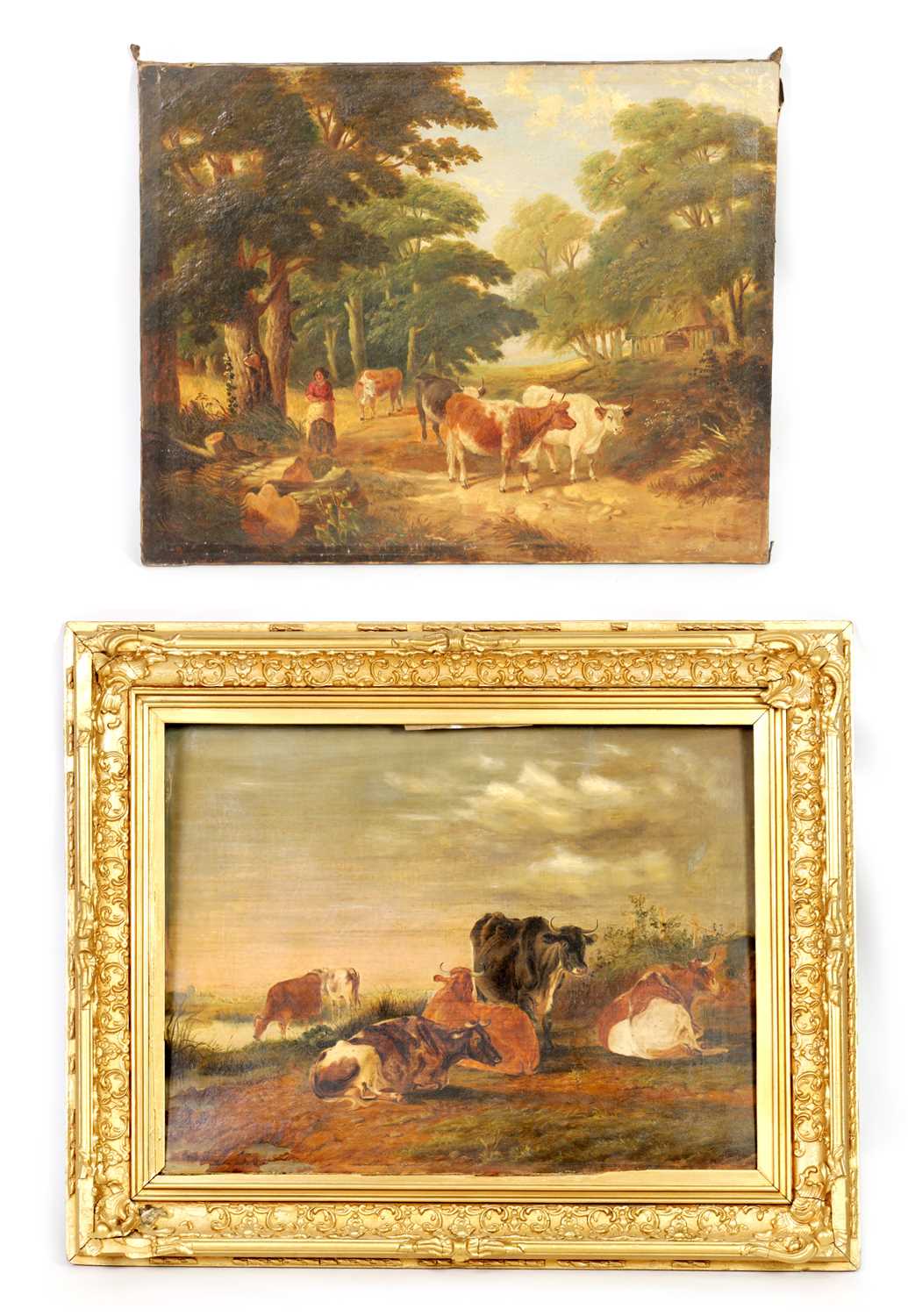 Lot 756 - A PAIR OF 19TH CENTURY OILS ON CANVAS