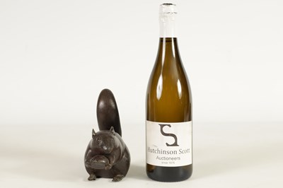 Lot 151 - A JAPANESE MEIJI PERIOD BRONZE SCULPTURE OF A RAT