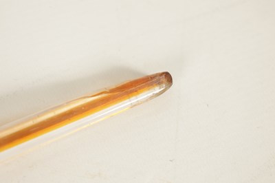 Lot 6 - A LATE 19TH CENTURY GLASS WALKING STICK