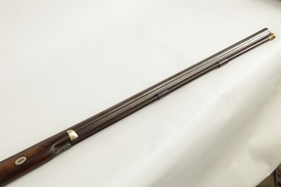 Lot 363 - AN EARLY 19TH CENTURY PERCUSSION SPORTING GUN SIGNED NOCK