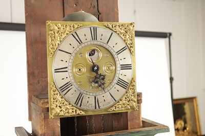Lot 708 - SAMUAL OGDEN, BENWELL. AN EARLY 18TH CENTURY 30-HOUR LONGCASE CLOCK