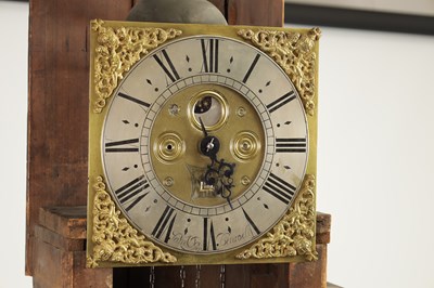 Lot 708 - SAMUAL OGDEN, BENWELL. AN EARLY 18TH CENTURY 30-HOUR LONGCASE CLOCK