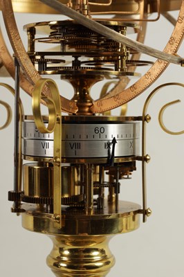 Lot 754 - A LIMITED EDITION ORRERY CLOCK BY ST. JAMES’S HOUSE CO. LONDON. 180/4500