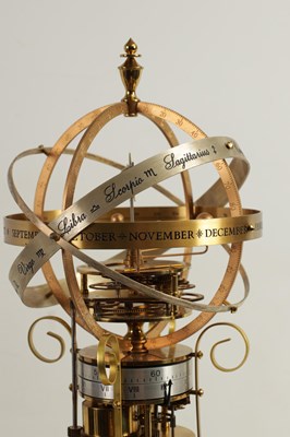 Lot 754 - A LIMITED EDITION ORRERY CLOCK BY ST. JAMES’S HOUSE CO. LONDON. 180/4500