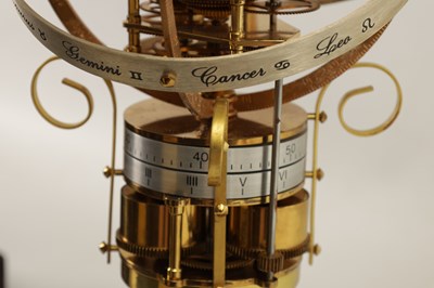 Lot 754 - A LIMITED EDITION ORRERY CLOCK BY ST. JAMES’S HOUSE CO. LONDON. 180/4500