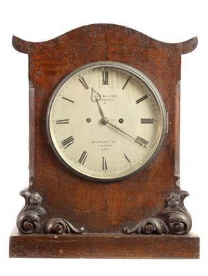 Lot 843 - JOHN WALKER, LONDON. A MID 19TH CENTURY DOUBLE FUSEE BRACKET CLOCK