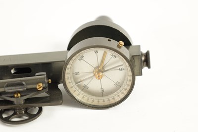 Lot 418 - A CASED ABNEY LEVEL WITH COMPASS TOGETHER WITH A CASED CLINOMETER