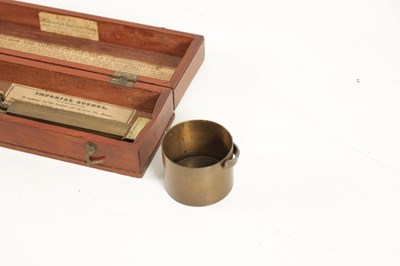 Lot 415 - AN EARLY 19TH CENTURY CHRONDROMETER TOGETHER WITH CASED SACCHAROMETERS