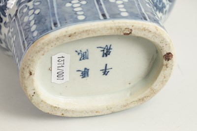 Lot 161 - A PAIR OF 19TH CENTURY CHINESE BLUE AND WHITE MOON FLASKS