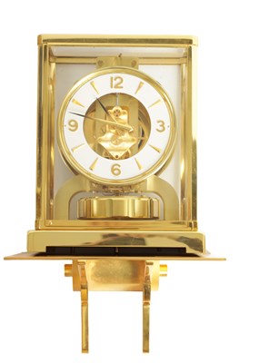 Lot 744 - A 1970'S JAEGER-LECOULTRE ‘CLASSIC’ ATMOS CLOCK WITH BRACKET