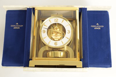 Lot 744 - A 1970'S JAEGER-LECOULTRE ‘CLASSIC’ ATMOS CLOCK WITH BRACKET