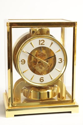 Lot 744 - A 1970'S JAEGER-LECOULTRE ‘CLASSIC’ ATMOS CLOCK WITH BRACKET