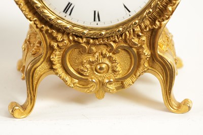 Lot 757 - G. YONGE & SON, STRAND, LONDON. AN ENGLISH REGENCY ORMOLU FUSEE MANTEL CLOCK