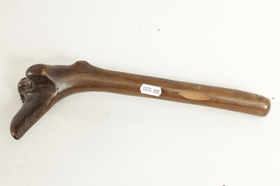 Lot 382 - A 19TH CENTURY HARDWOOD SHILLELAGH