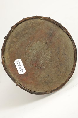 Lot 164 - AN EARLY GILT BRONZE TIBETAN BUDDHA