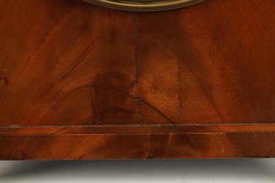 Lot 758 - A LATE 19TH CENTURY FLAME MAHOGANY ARCHED TOP DOUBLE FUSEE ENGLISH BRACKET CLOCK