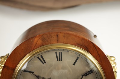 Lot 758 - A LATE 19TH CENTURY FLAME MAHOGANY ARCHED TOP DOUBLE FUSEE ENGLISH BRACKET CLOCK