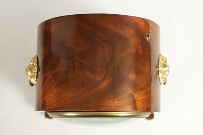 Lot 758 - A LATE 19TH CENTURY FLAME MAHOGANY ARCHED TOP DOUBLE FUSEE ENGLISH BRACKET CLOCK