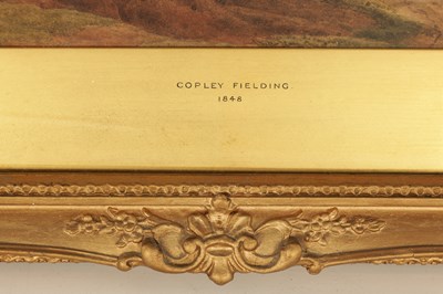 Lot 823 - COPLEY FIELDING 19TH CENTURY WATERCOLOUR