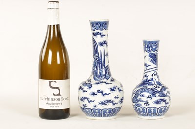 Lot 109 - TWO 19TH CENTURY CHINESE BLUE AND WHITE PORCELAIN VASES