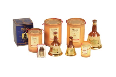 Lot 445 - A COLLECTION OF 9 NEW AND OLD STYLE BELLS WHISKIES