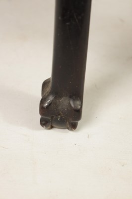 Lot 129 - A 19TH CENTURY CHINESE HARDWOOD JARDINIERE STAND