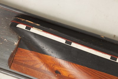 Lot 532 - A 19TH CENTURY SHIPBUILDERS HALF HULL MODEL