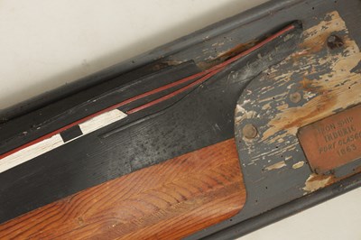 Lot 532 - A 19TH CENTURY SHIPBUILDERS HALF HULL MODEL