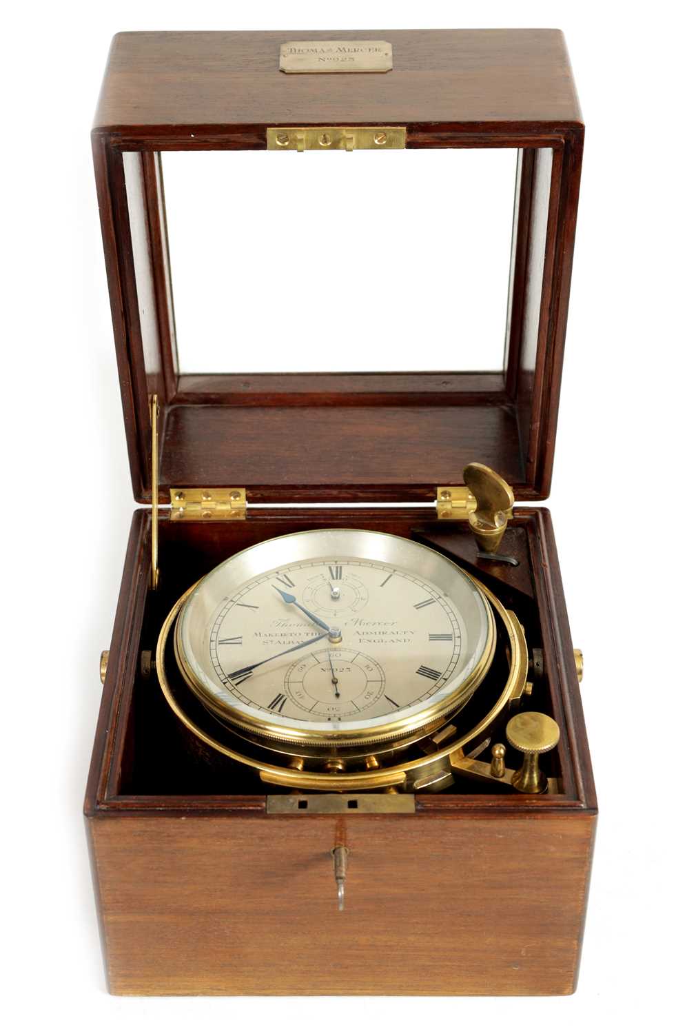 Lot 765 - THOMAS MERCER, ST. ALBANS. No. 923. A MID 20TH CENTURY EIGHT-DAY MARINE CHRONOMETER