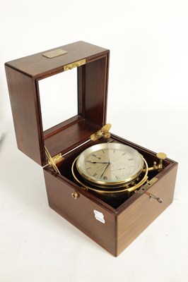 Lot 765 - THOMAS MERCER, ST. ALBANS. No. 923. A MID 20TH CENTURY EIGHT-DAY MARINE CHRONOMETER