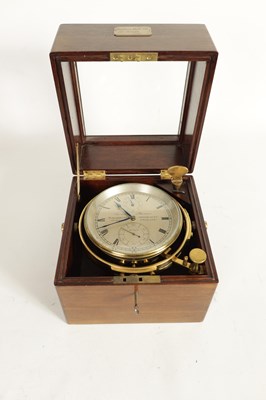 Lot 765 - THOMAS MERCER, ST. ALBANS. No. 923. A MID 20TH CENTURY EIGHT-DAY MARINE CHRONOMETER